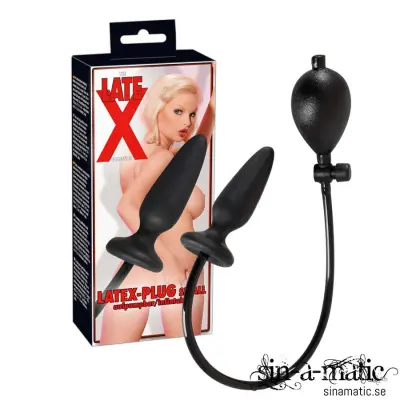 Uppblåsbar Buttplug - svart