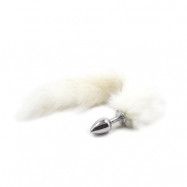 Velvet Touch Tail buttplug - White