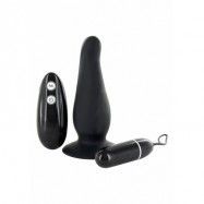 VIBRATING BUTT PLUG RC BLACK