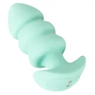 Vibrating Wavy Mini Butt Plug