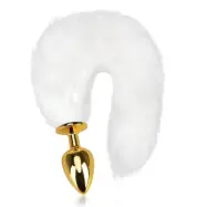 White Tail buttplug - Gold