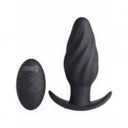 XR Brands: Thump It, 7x Swirled Thumping Anal Plug