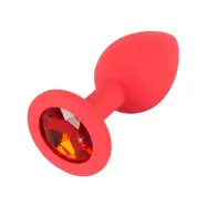 You2Toys: Colorful Joy, Jewel Plug, röd, small