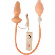 You2Toys: Fanny Hill's Inflatable & Vibrating Butt Plug, hudfärgad