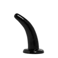 BASIX 4.5" HIS&amp;HER BUTT PLUG BLACK