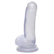 BASIX 8"DONG W SUCTION CUP CLEAR