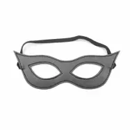 1 Cat Mask - Ögonmask i Veganskt läder - Svart