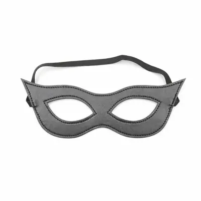 1 Cat Mask - Ögonmask i Veganskt läder - Svart