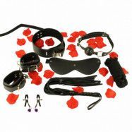 ToyJoy 7-delars Bondage Set       - Svart