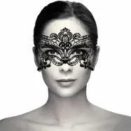Coquette Accessories - Chic Desire Bred Fjärils Spetsögonmask - Svart