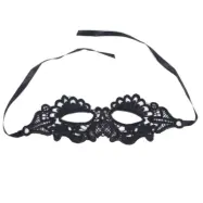 Enchanting Mask - Ögonmask i vacker spets - Svart