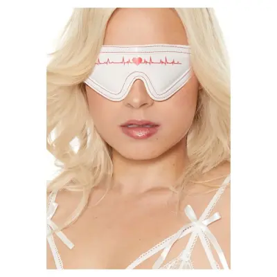 Eye-Mask - Nurse Theme - White