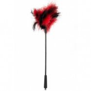 Feather Wand Black/Red