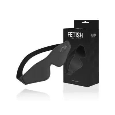 Fetish Submissive Vegan Leather Mask With Noprene Lining