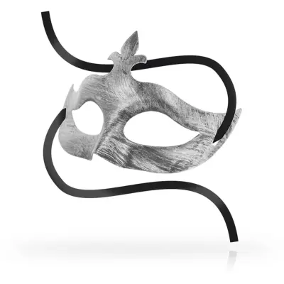 Fleur De Lis Mask - Ögonmask - Silver