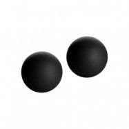 Marquis Velvety Ben Wa Balls - Black