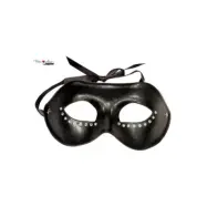 Mon Amie Diamond Leather Mask