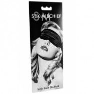 Satin Black Blindfold