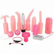 Seven Creations Dirty Dozen Sex Toy Set   - Ljusrosa