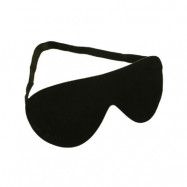 Svart Läder Blindfold