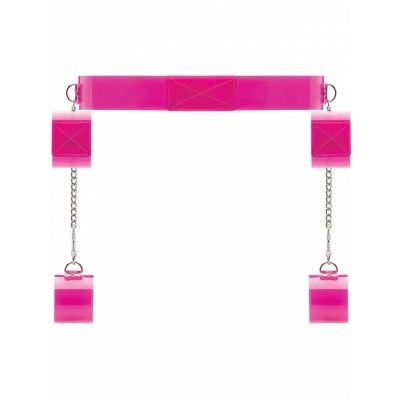 Bad Romance: Bondage Belt with Velcro, rosa