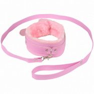 baseks Pink Fluffy Nybörjare Bondage Set - Ljusrosa