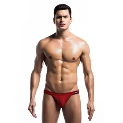 Mob Eroticwear Fetish Swim Jockstrap Red