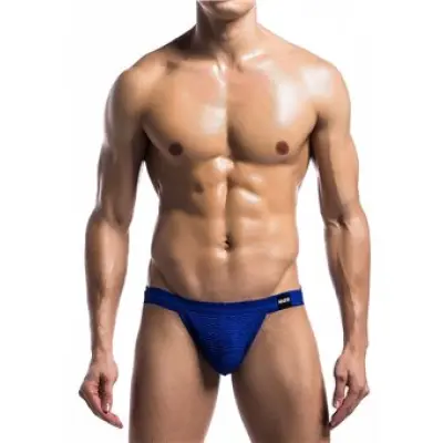 Mob Eroticwear Fetish Swim Jockstrap Blue