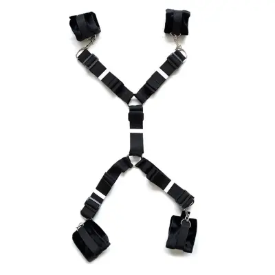 Bed Restraint Set With Cuffs