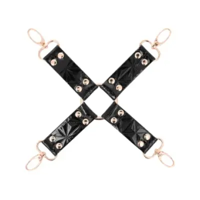 Begme Black Edition Vegan Leather Hog Tie