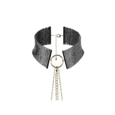 Bijoux Désir Métallique Black Metallic Necklace