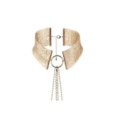 Bijoux Désir Métallique Golden Metallic Necklace