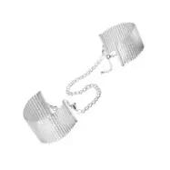 Bijoux Désir Métallique Silver Metallic Handcuffs