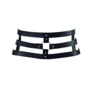 Bijoux Indiscrets Maze Belt With Strap Black