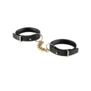 Bijoux Indiscrets Maze Handcuffs Black Bracelets