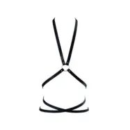 Bijoux Indiscrets Maze Multi-Way Harness Black