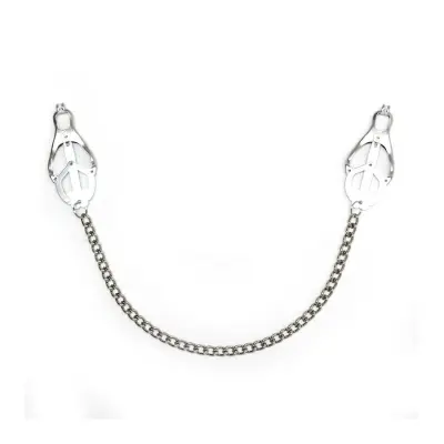 Bondage Play - Nipple Clamps With Chain