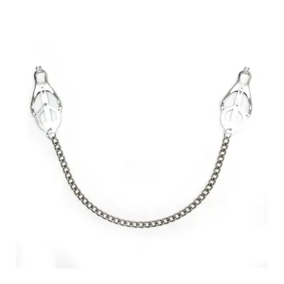 Bondage Play - Nipple Clamps With Chain