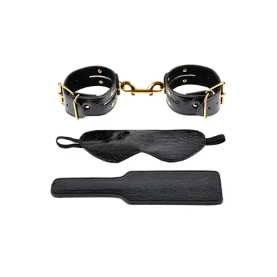 Pipedream Fantasy Bondage Kit Gold/Black