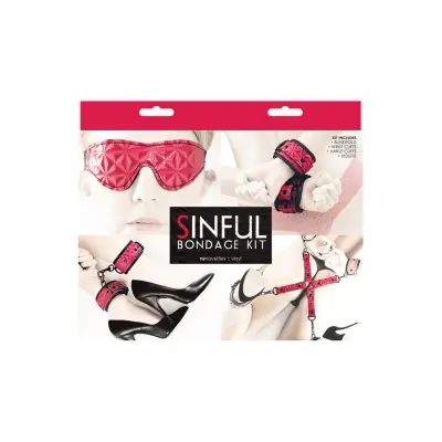 SINFUL BONDAGE KIT PINK