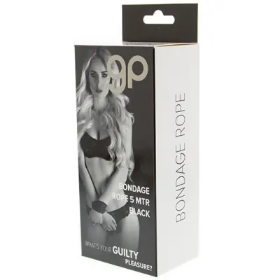 Bondage Rope Black 5 m