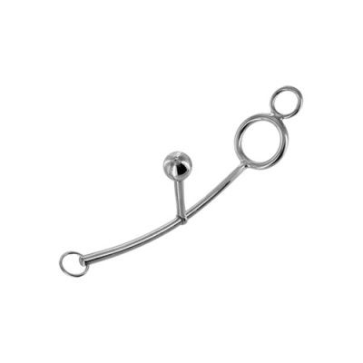 Cock Ring with Sliding Anal Plug