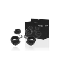 Fetish Submissive Set Of Hand And Ankle Handcuffs With Noprene Lining