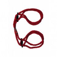 Hemp Wrist or Ankle Cuffs 6mm Red