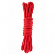 Hidden Desires Bondage Rope 3m Red