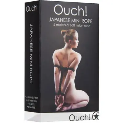 Japanese Mini Rope 1,5 m Black