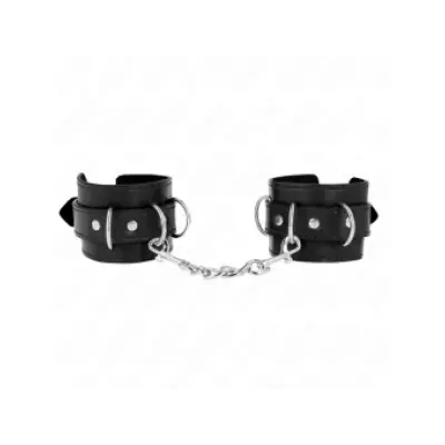 Kink 3 D-Ring Wrist Restraints Adjustable Black 17.5-25 Cm X 6 Cm