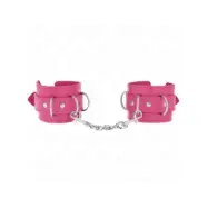 Kink 3 D-Ring Wrist Restraints Adjustable Pink 17.5-25 Cm X 6 Cm