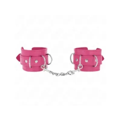 Kink 3 D-Ring Wrist Restraints Adjustable Pink 17.5-25 Cm X 6 Cm