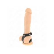 Kink Adjustable Double Leather Penis Ring
